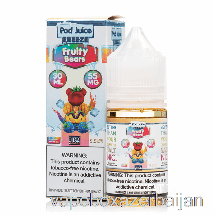 Vape Box Azerbaijan FREEZE Fruity Bears - Pod Juice - 30mL 10mg